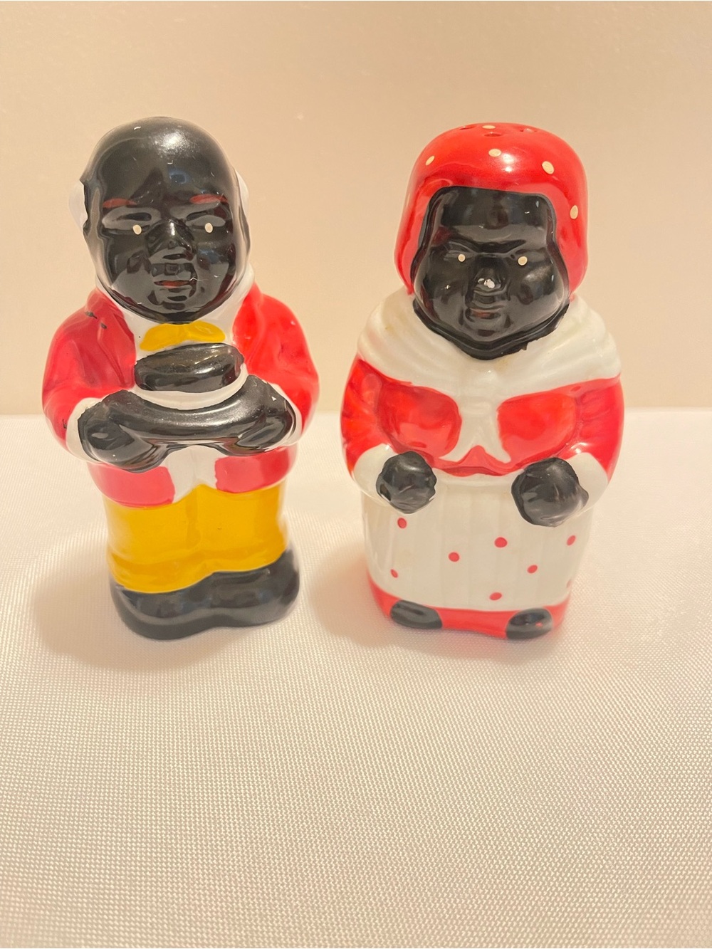 Vintage Aunt Jemima and Uncle Sam salt and pepper shakers
